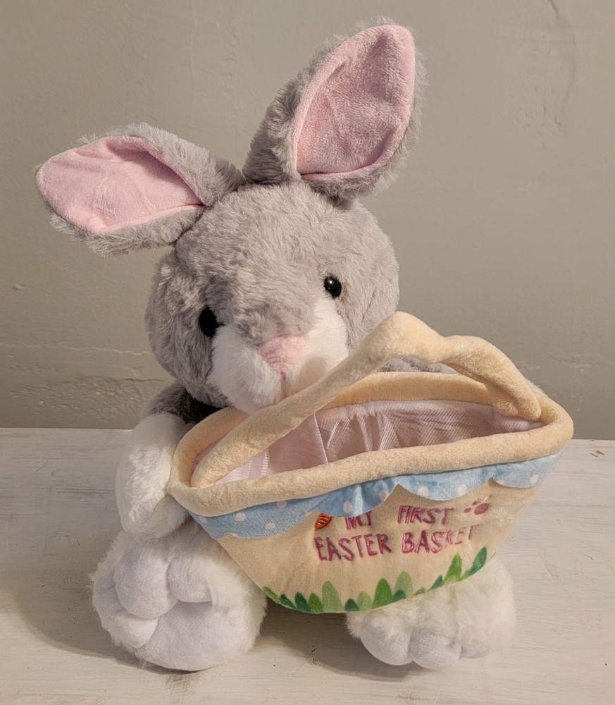 Easter Bunny with Basket- My First Easter Basket
