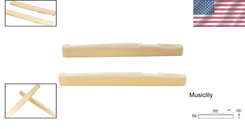 Bone Bridge Saddle Set for Taylor Martin Guitar