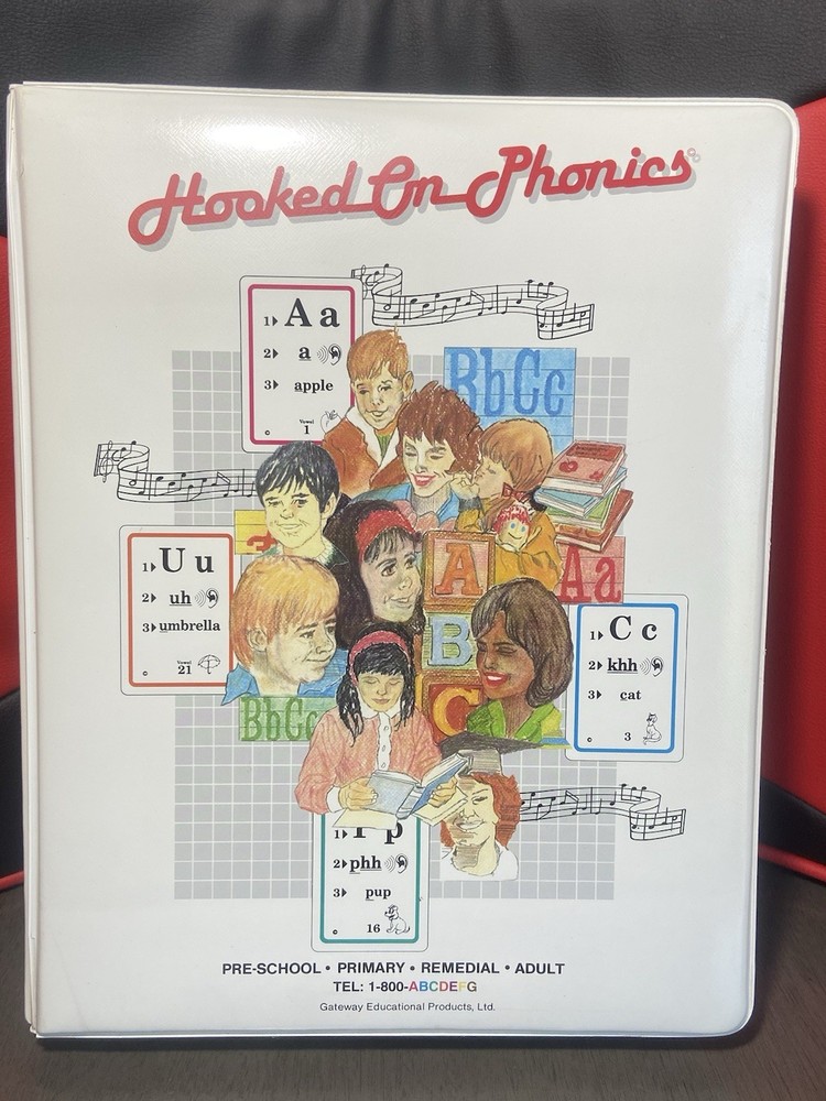 Vintage 1992 Hooked On Phonics Complete Set By Gateway Educational Products