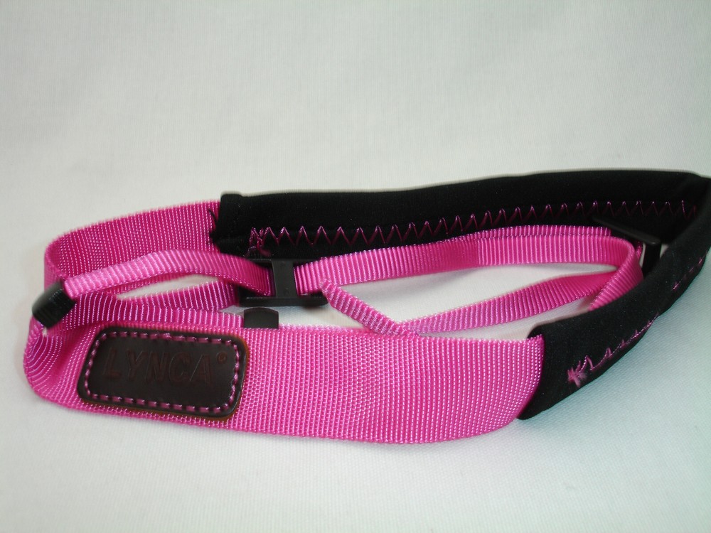 LYNCA Camera neck strap, Pink / Black