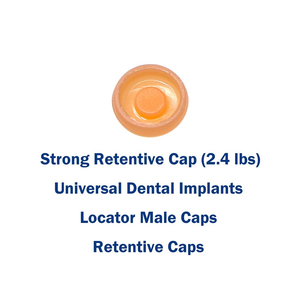 US Universal Overdenture Implant Caps 2.4Lbs Locarot Core Tools