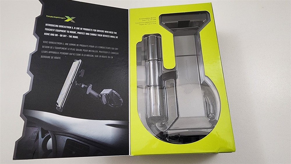 Bracketron BX15892 Heavy-Duty Tablet Dock Pro Window Clamp Mount