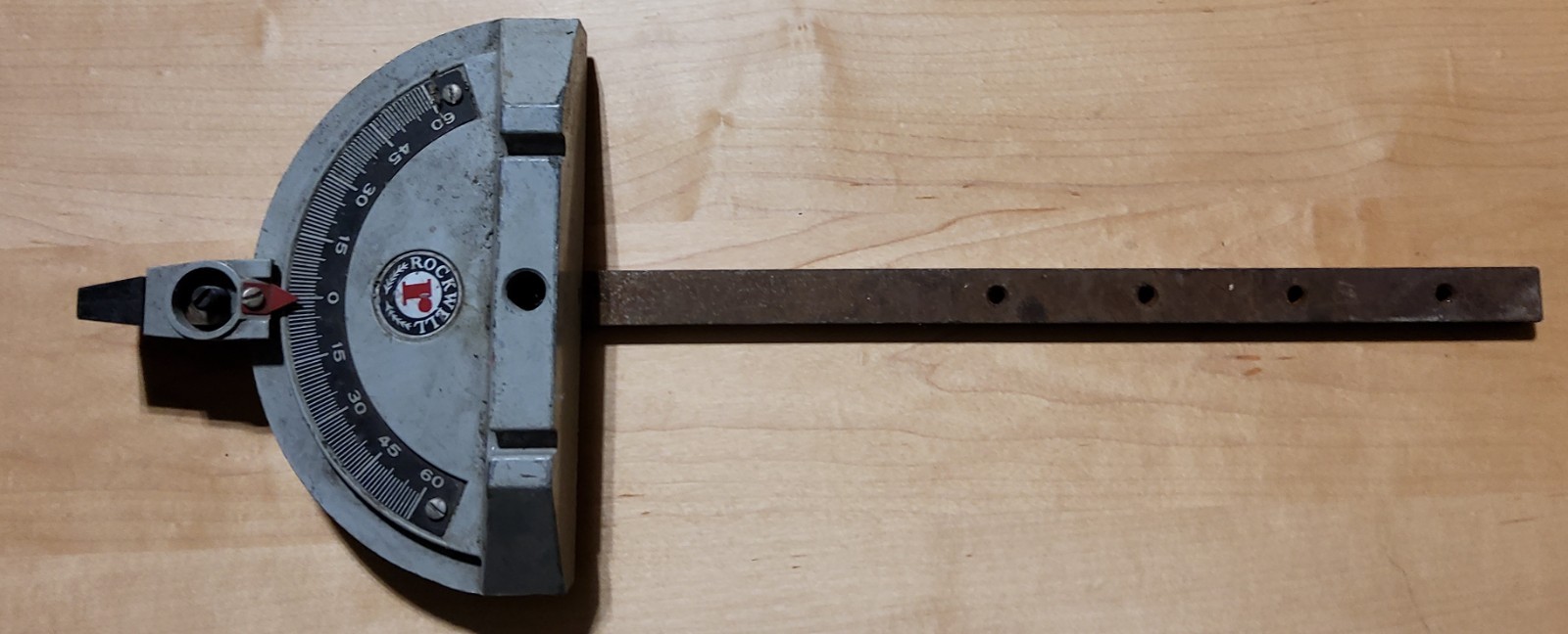 Vintage Rockwel Table Saw Miter Gauge