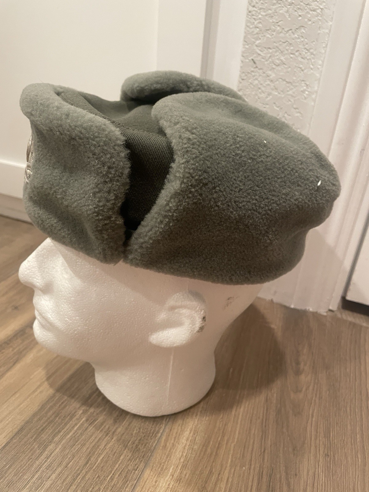 East German DDR NVA Officer Ushanka Winter Hat Wintermutze 1967