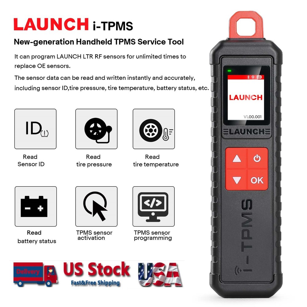 Launch i-TPMS Handheld TPMS Service Tool Used with X-431 Scanner