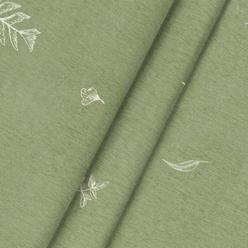 Spring Tablecloth 60×84 Inch Rectangular Plants 60" x 84" (Rectangular) Green