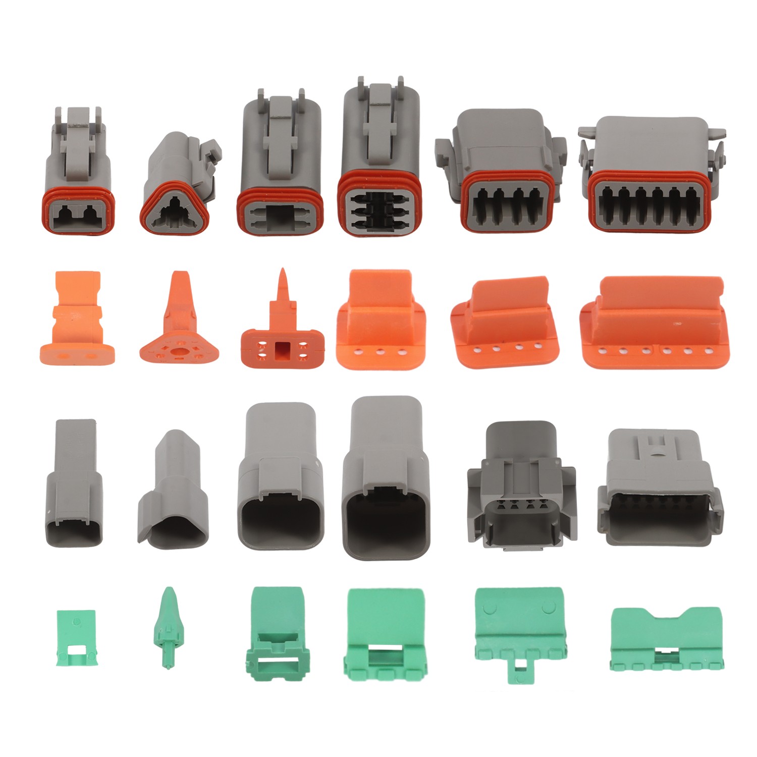 For Deutsch Connector Kit Stamped Contacts For 14,16,18,20 GA.WIRE 1650PCS