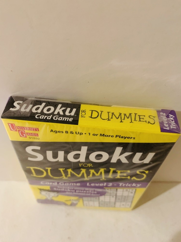 Sudoku for Dummies Card Game *Level 2 - Tricky*