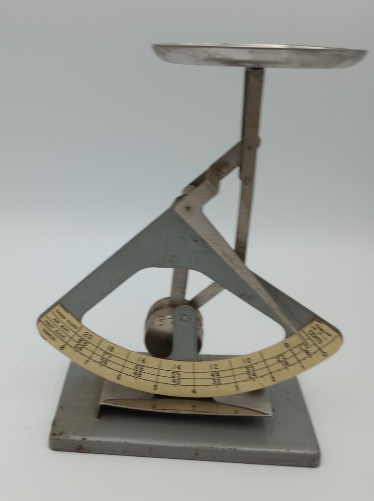 Vintage Hamilton Postal Scale 6” # 50-71 First Class Third Class Air Mail