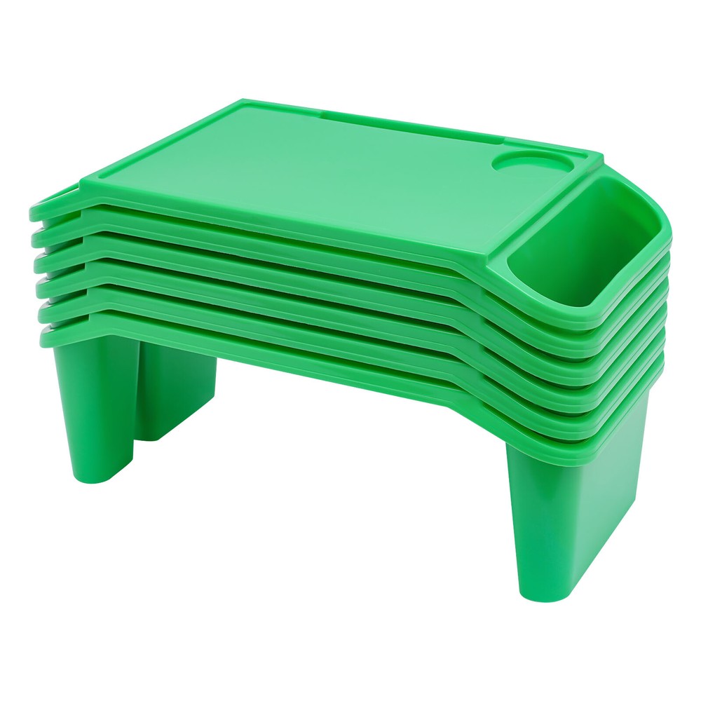 6Pcs Children Kids Lap Desk With Side Pockets Multipurpose Activity Dining Table