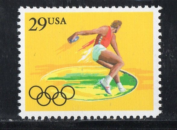 2554 * DISCUS ~ OLYMPICS * U.S. POSTAGE STAMP MNH