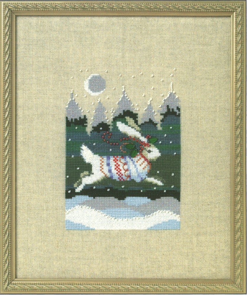 Cross Stitch Chart / Pattern ~ Nora Corbett Winter Hare #NC277
