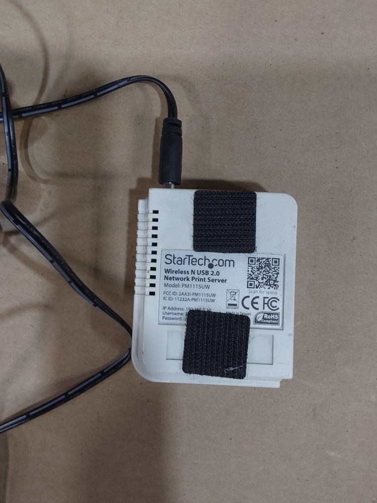 StarTech.com USB 2.0 Network Print Server PM1115UW