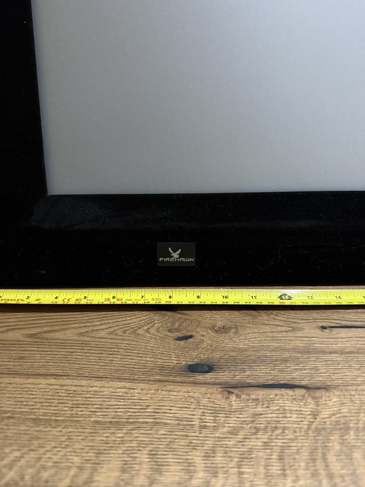 Stewart Filmscreen Firehawk 118" diagonal 2:35 fixed on-wall screen
