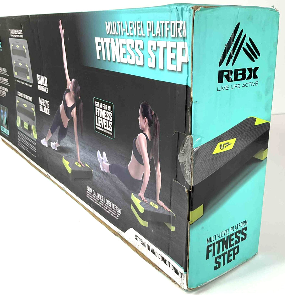 RBX Multi-Level Platform Fitness Step - NEW