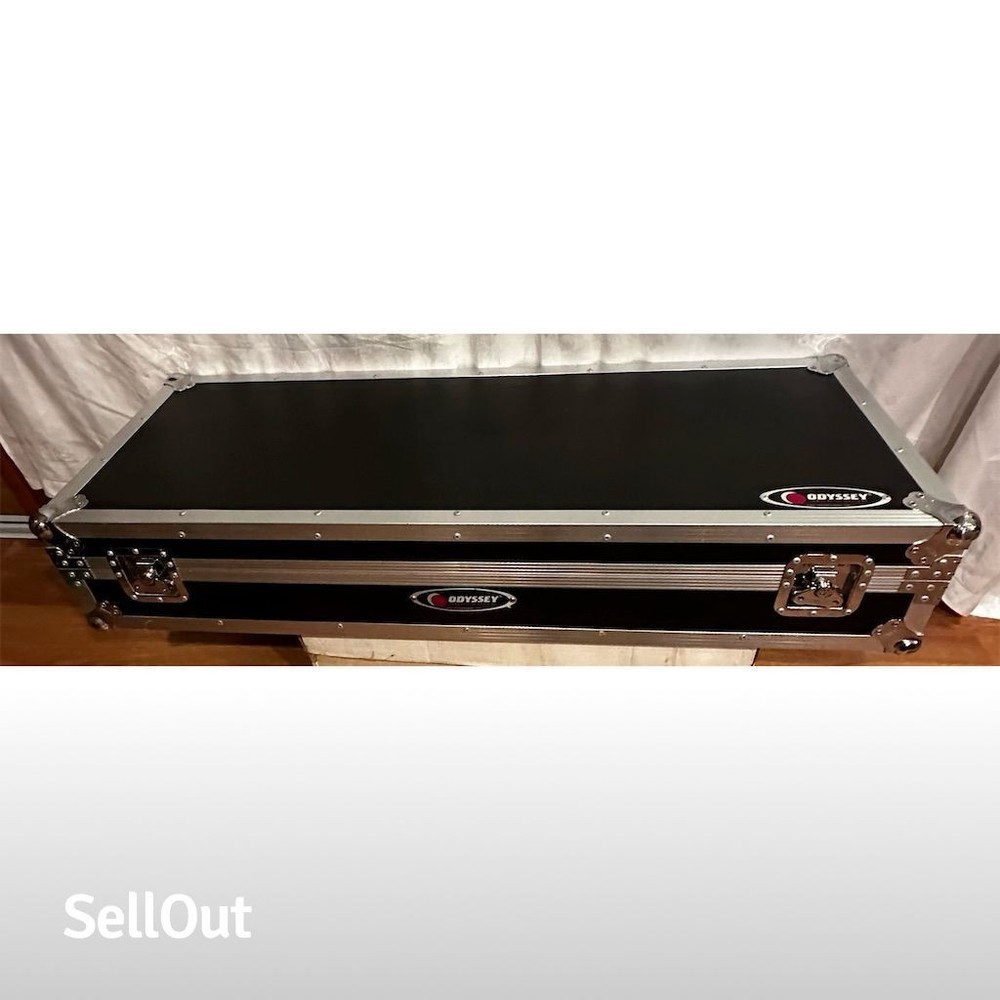 Odyssey DJ Coffin Case w/ Glide Style Laptop Platform for Controller 48”19”x9”