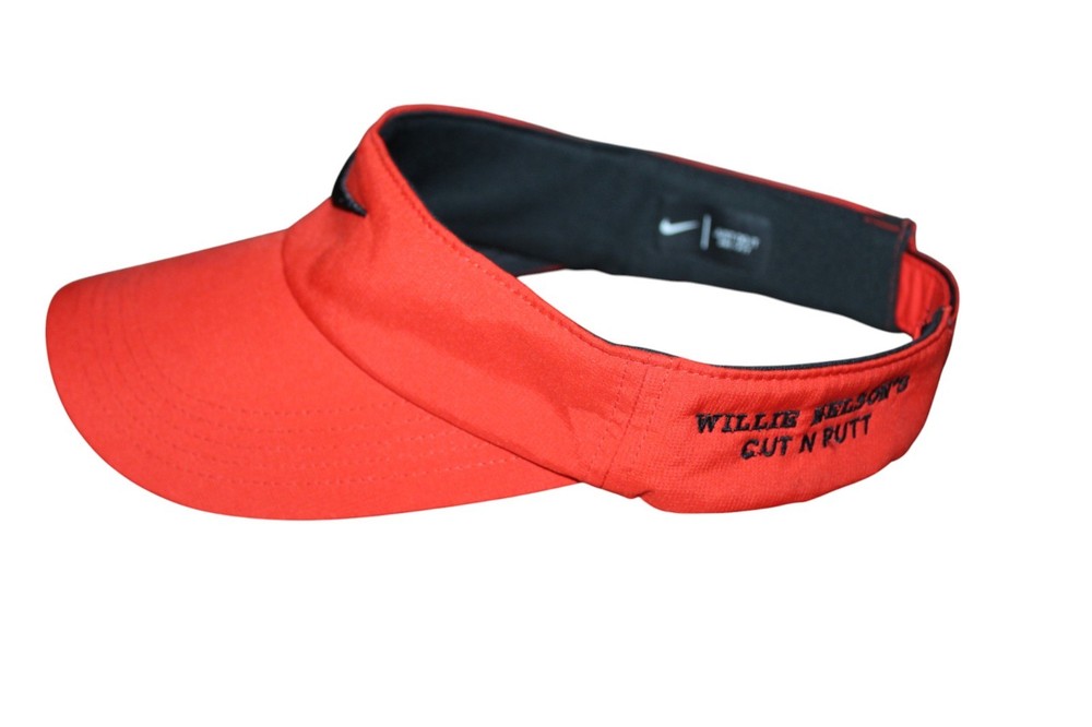 Willie Nelson Cut N Putt Nike Visor