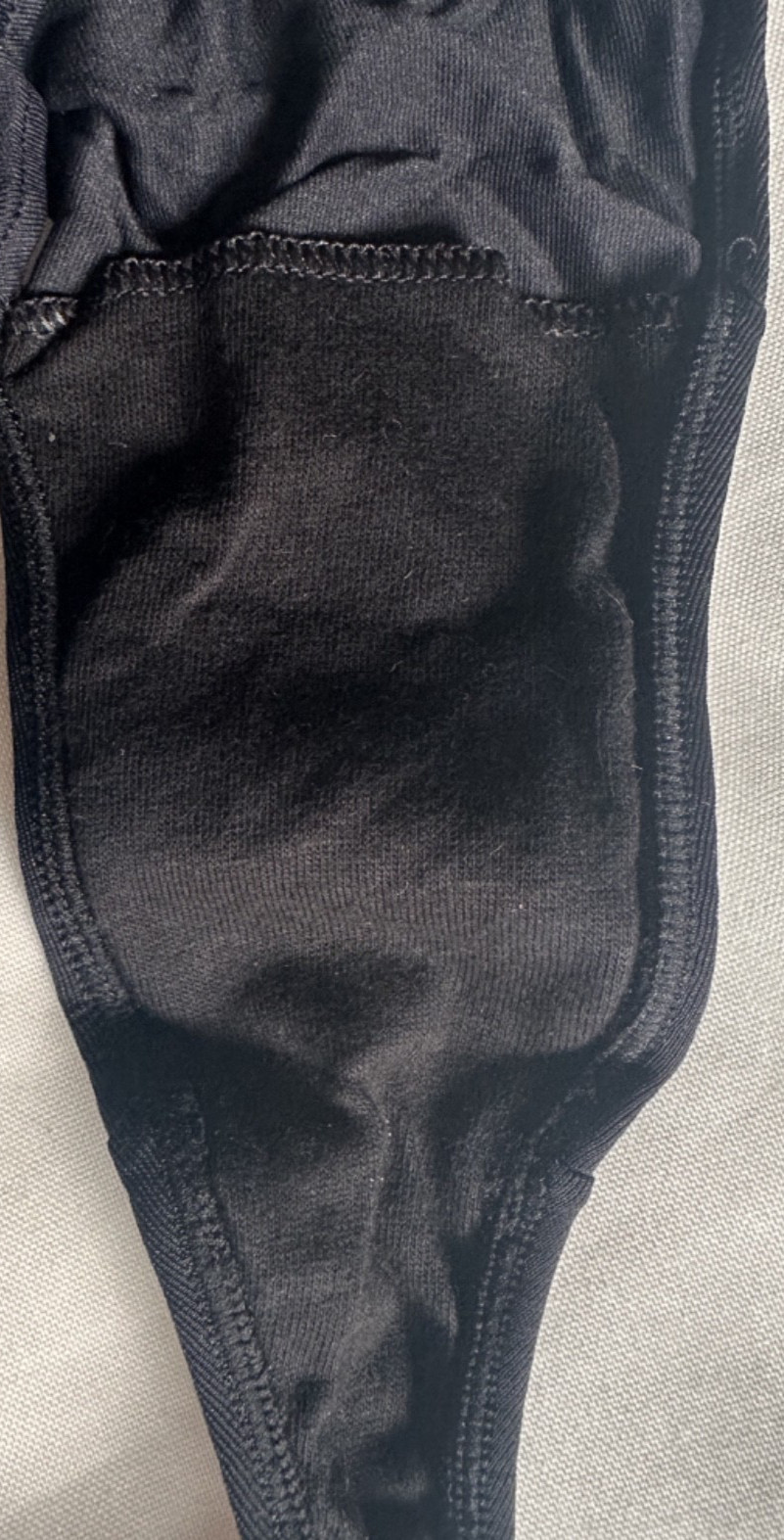 Cosabella Papillon Women's Microfiber Thong Black S/M Italian Discontinued NWT