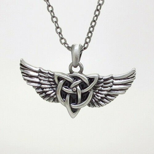 Alloy Celtic Wings Necklace