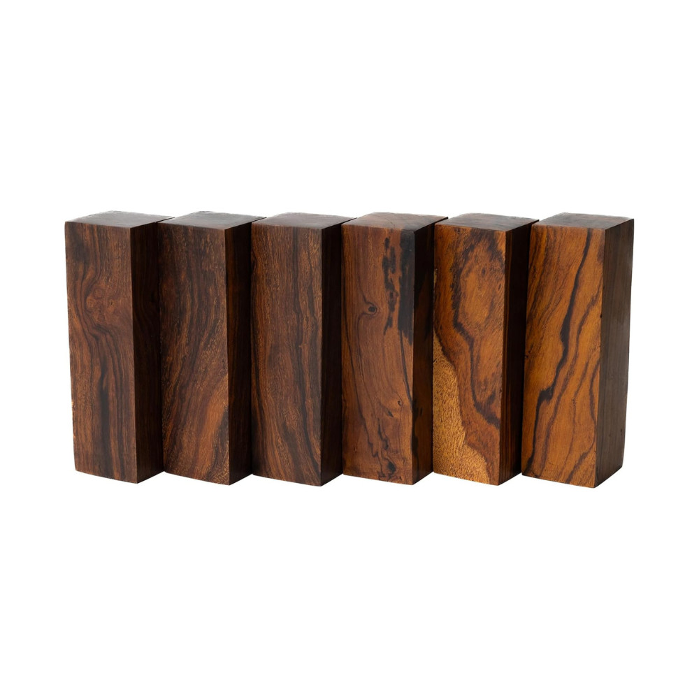 Exotic Hardwood - Ironwood Lumber Turning Blanks - 5 x 1.5 x 1.5 - Pack of 6