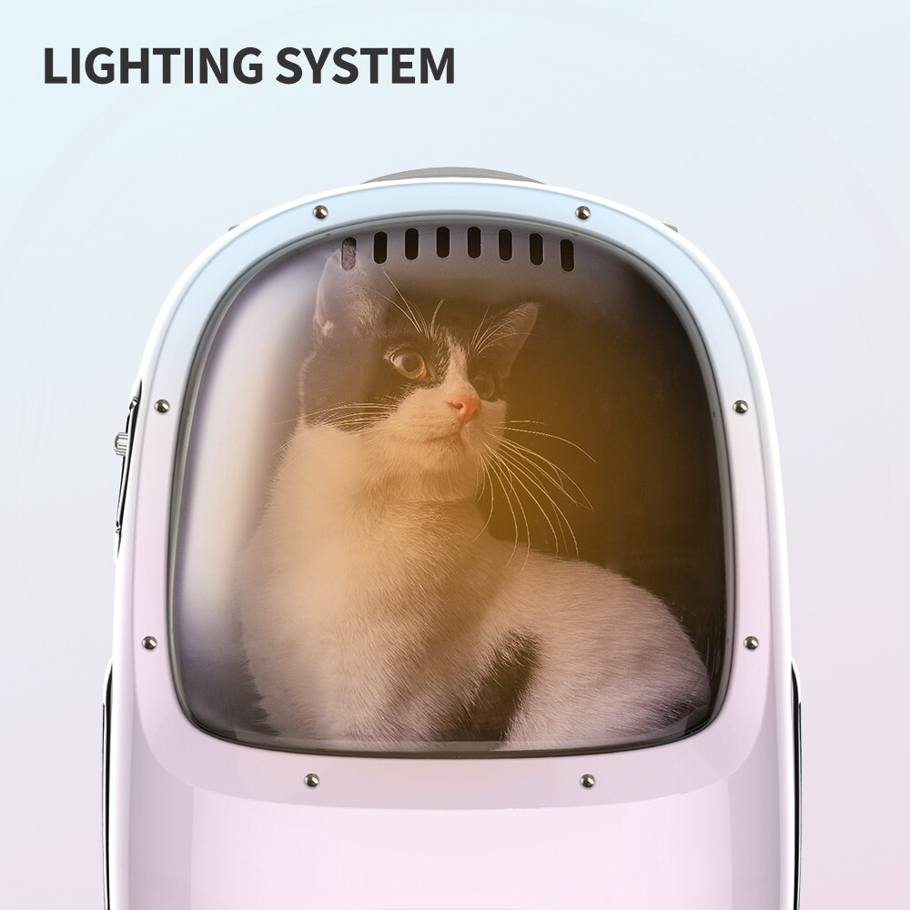 PETKIT Pre-owned Ventilated Pet Cat Backpack Carrier Bubble Portable Bag Used