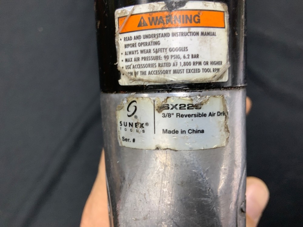 SUNEX Tools SX225 3/8” Reversible Air Drill
