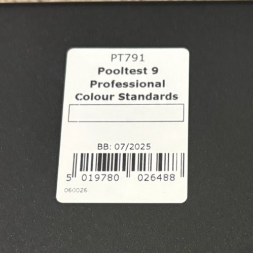 Palintest Pooltest 9 check standards NEW