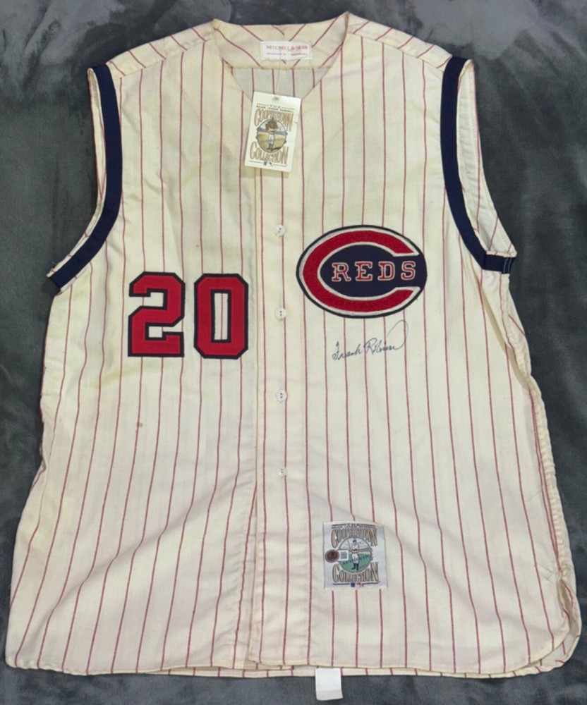 Frank Robinson Signed Mitchell & Ness M&N Authentic Autographed Jersey Auto BAS