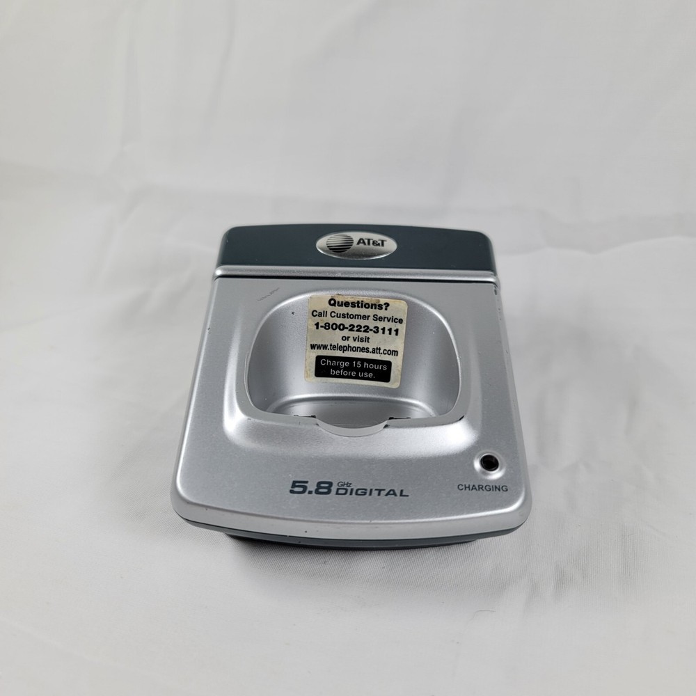 at&t 5.8 ghz cordless phone handset base for e5600 e5630 e5633 e5634b e560-1