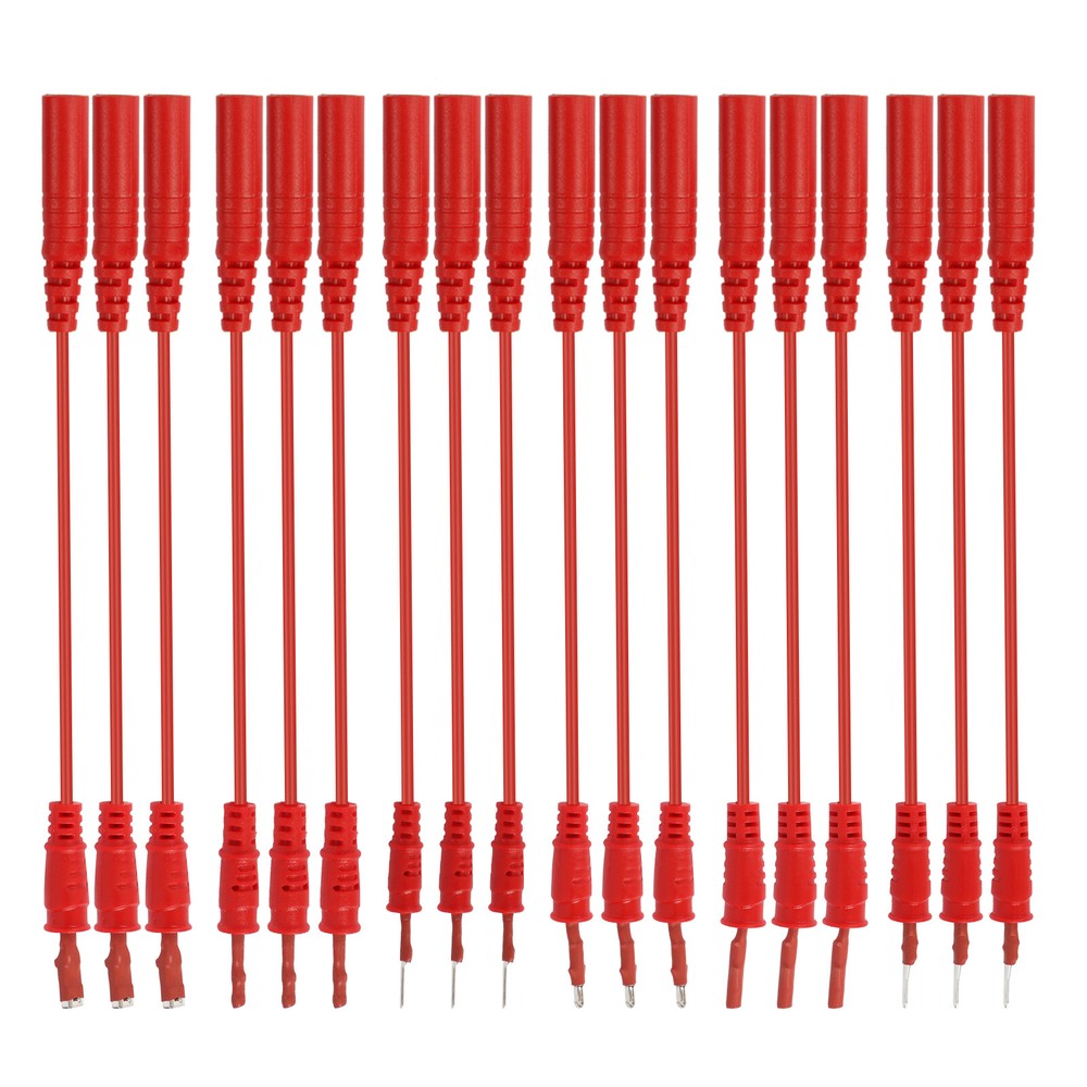 104xAuto Electrical Circuit Test Leads Multimeter Test Leads Kit Alligator Clips