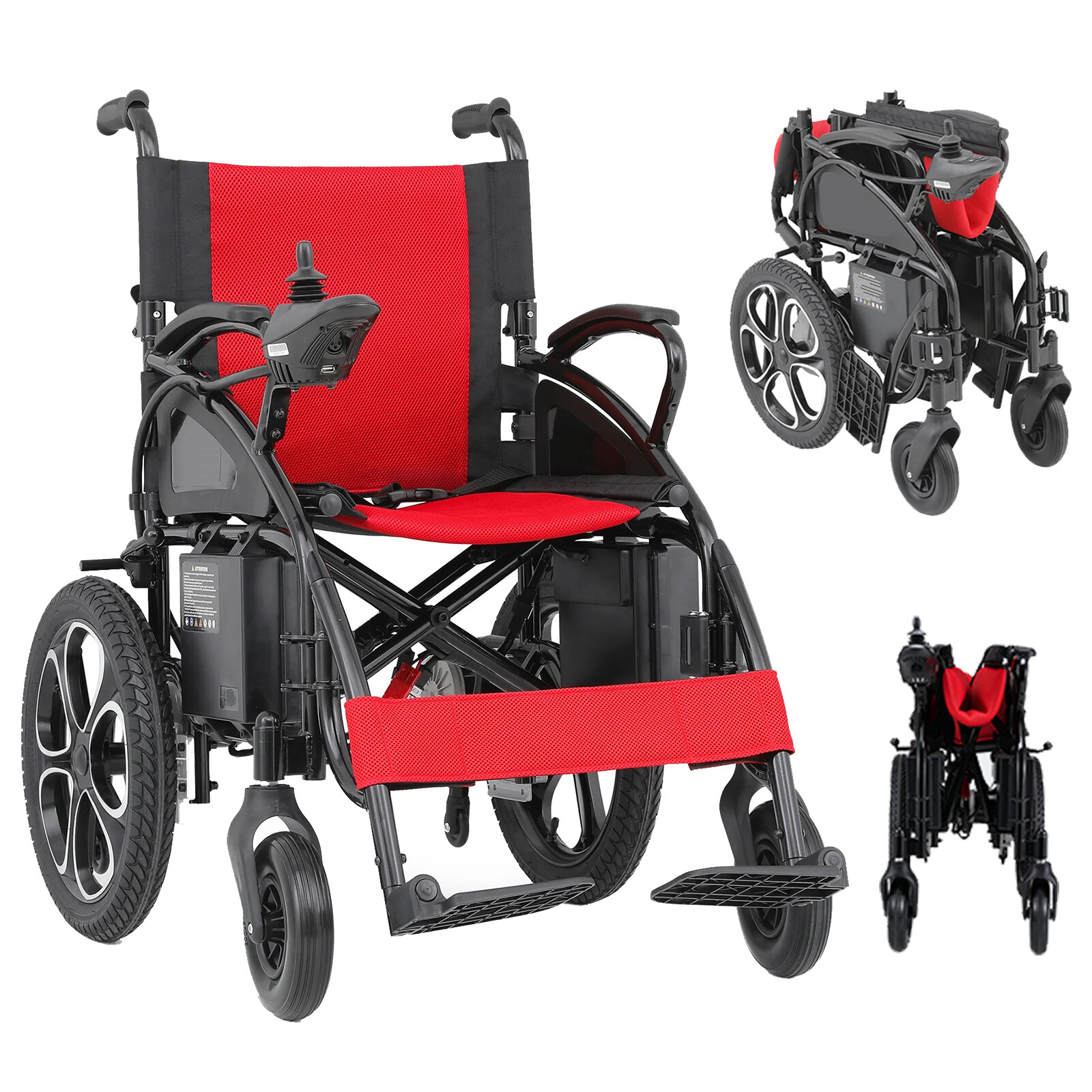 OPEN BOX Folding Electric Wheelchairs FDA Certified Medical Mobility Scooter