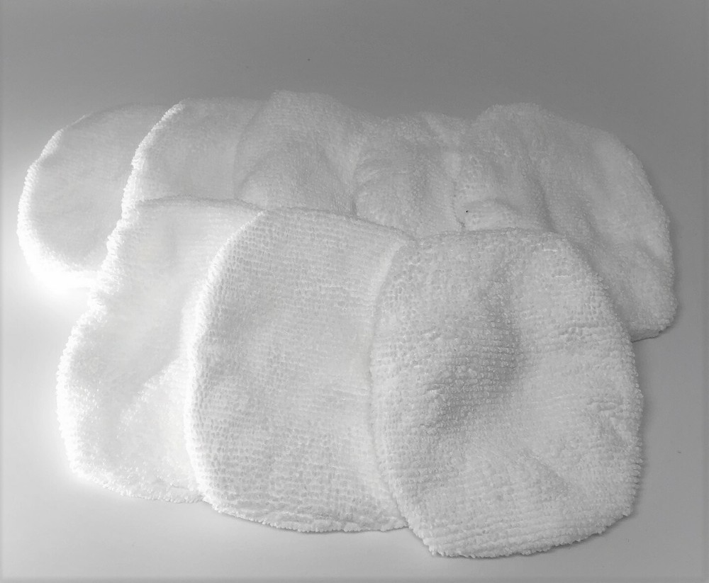 8 Pack 4” Multi Purpose Premium Microfiber Polishing Bonnets