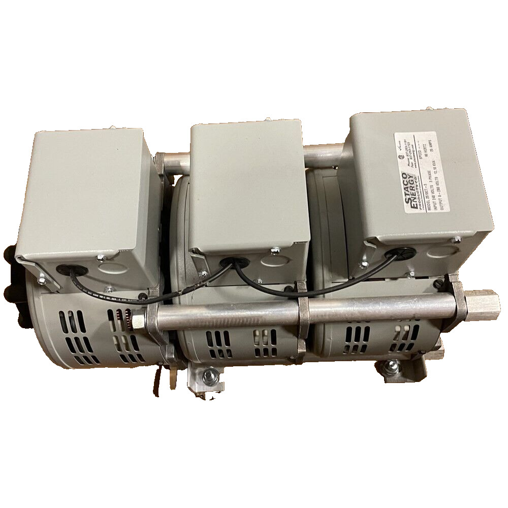 STACO VARIAC VARIABLE TRANSFORMER 2510CT-3. 240V, 3ph, 25A *NEW OPEN BOX*