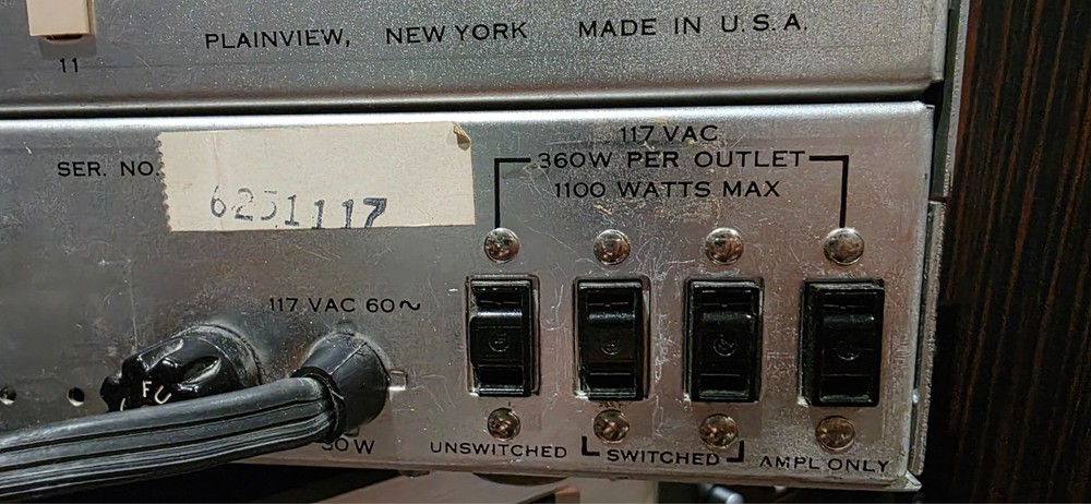 Legendary Vintage Harman Kardon Citation A Solid State Stereo Control Center