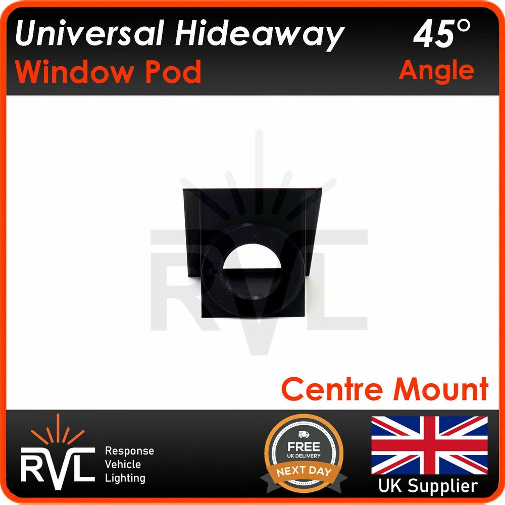 45 Degree Window Pods for LED HIDE AWAY LIGHTS Strobe Flashing beacon lightbars