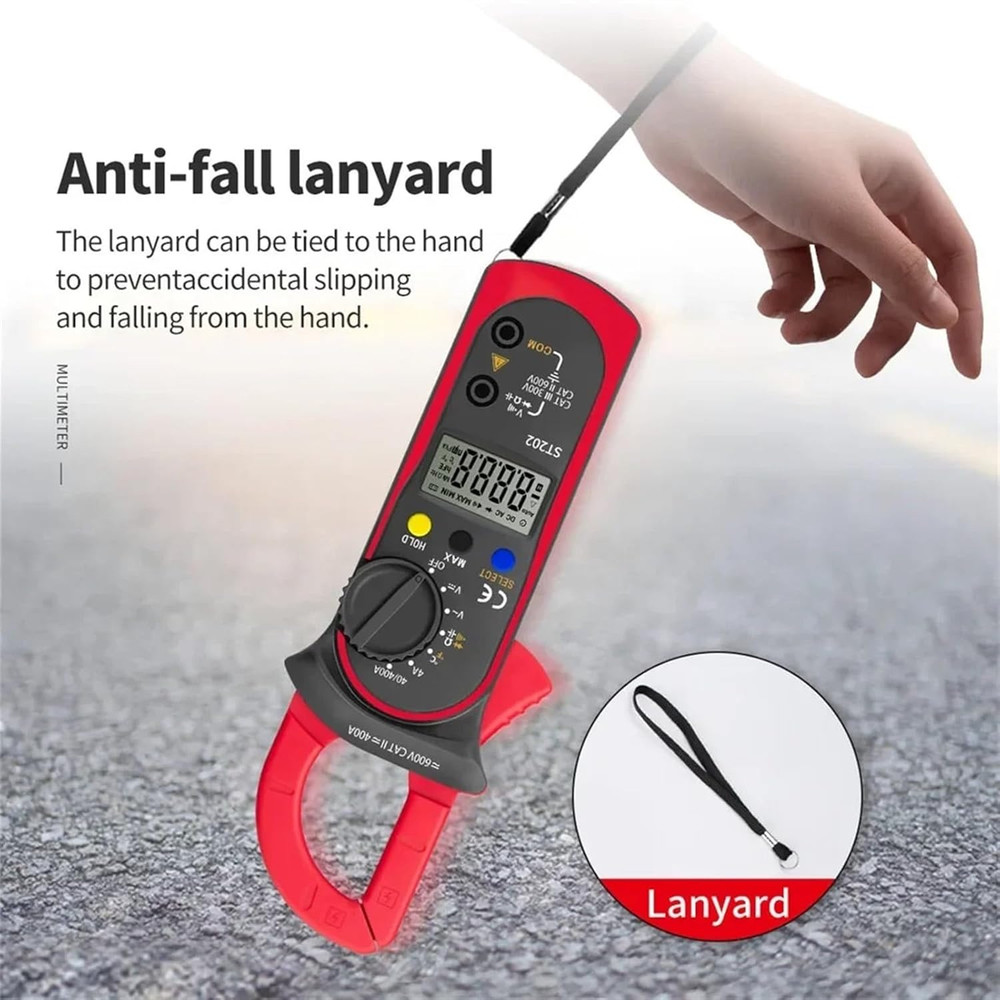 ST202 Smart AC Current Voltage Clamp Multimeter Pliers Ammeter Testers Amperomet