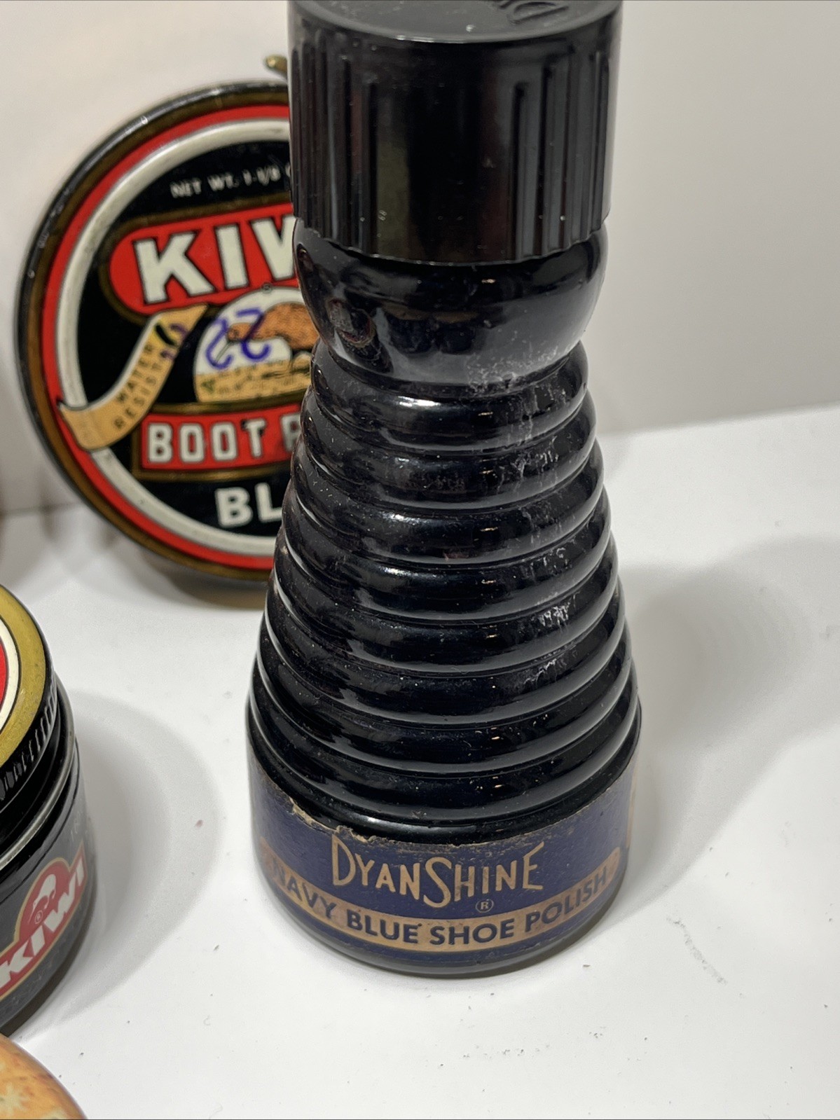 Vintage Lot of 24 Shoe Shine/Polishes/Leather Dye/Cream Shinola Esquire