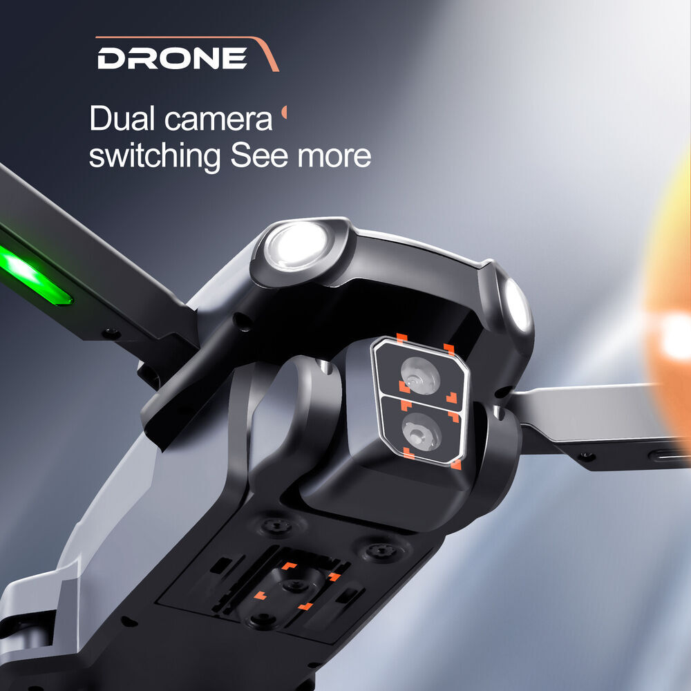 S119 Drone 4K HD Dual Camera WIFI FPV Obstacle Avoidance Quadcopter 3 Battery