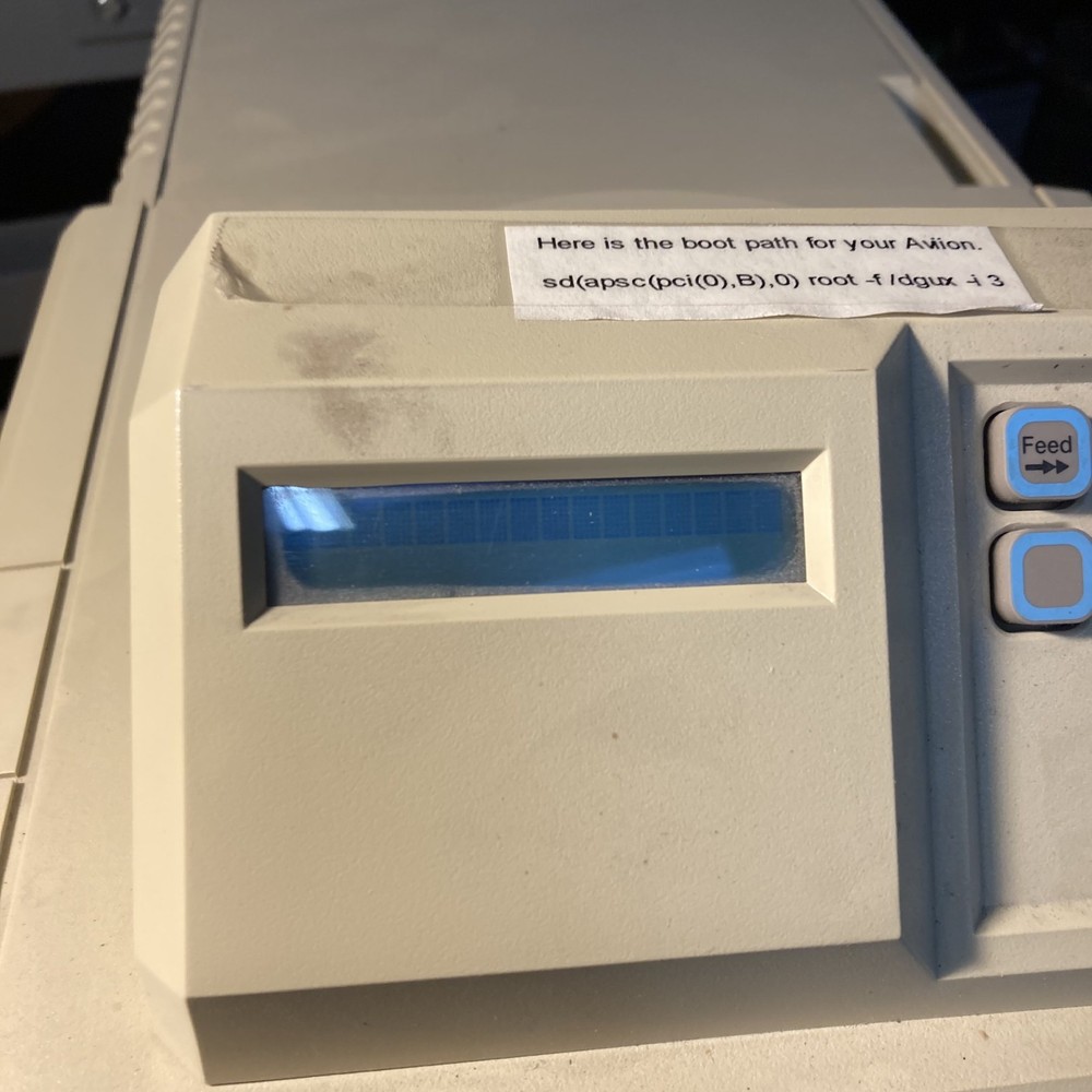 Monarch MO9446-20 9446 Monarch Marking Systems Thermal Label Printer Untested