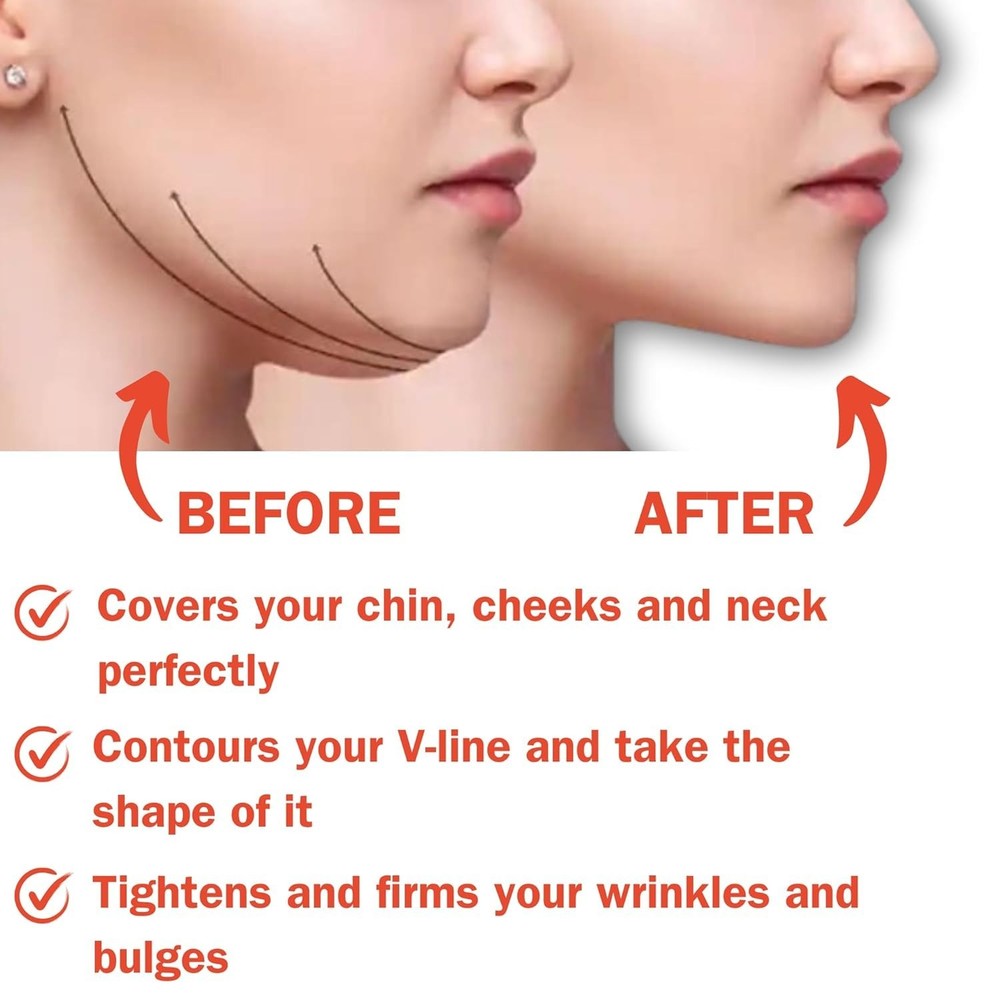 Neck and Chin Compression Garment - Lightweight Fabric