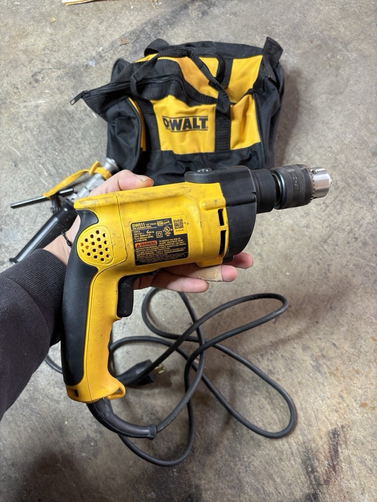 DEWALT DW511 1/2" VSR Single Speed Corded Hammerdrill