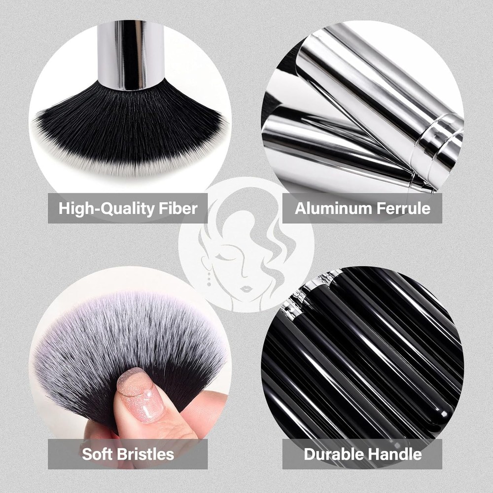 Makeup Brushes Set, Professional 25 Pcs Makeup Kit, Include Foundation Powder...