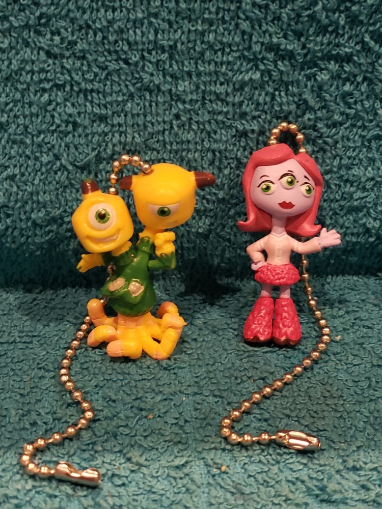 Monsters Inc Terry Terri Perry and Carrie Williams Light Pull and Fan Pull Set