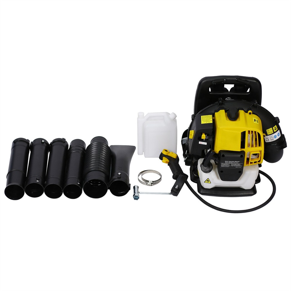 Backpack Leaf Blower 52cc 2-Cycle Gas Leaf Blower 530 CFM Cordless Handheld