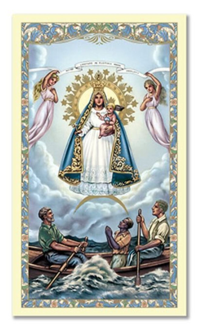 Laminated Prayer to Our Lady of Charity Caridad del Cobre Laminated Holy Card