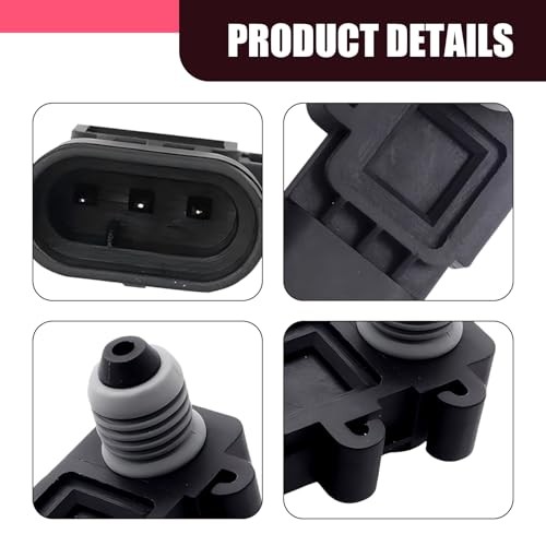 1 PC Fuel Tank Pressure Sensor, Waterproof Socket Sensor Replacement 16238399