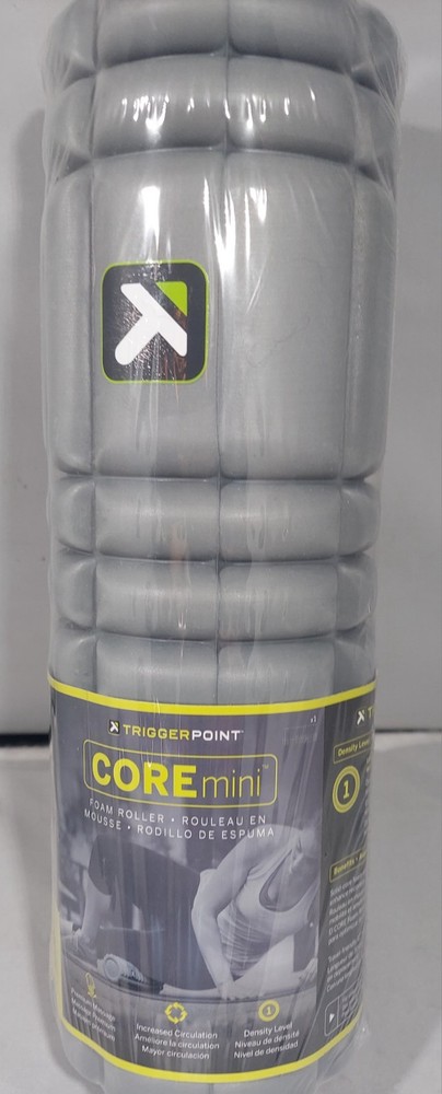 TriggerPoint 12" Solid Core Foam Roller - Gray