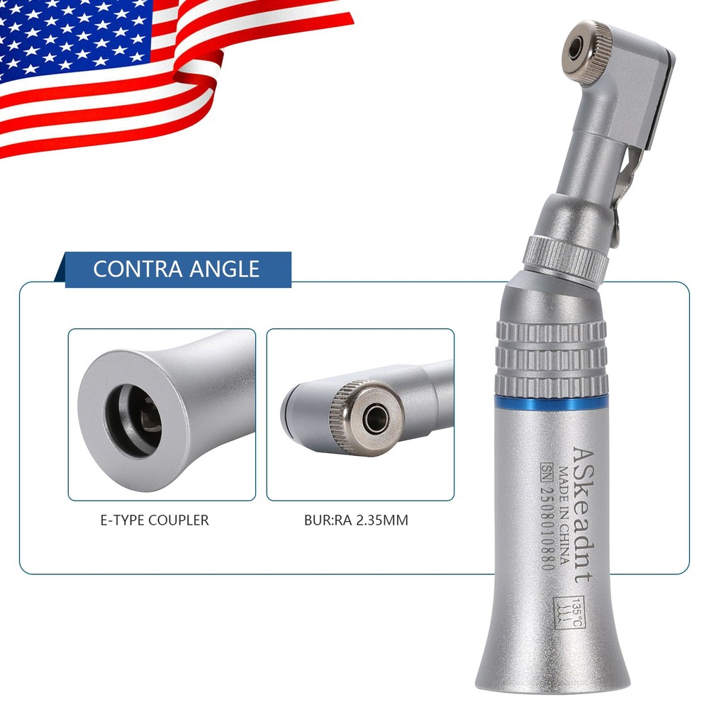 Dental Contra Angle Low Speed Handpiece Latch E-type/Push Button