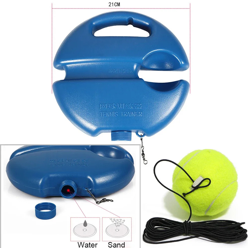 Tennis Trainer Rebound Ball Set Self Practice Training Tool with Base