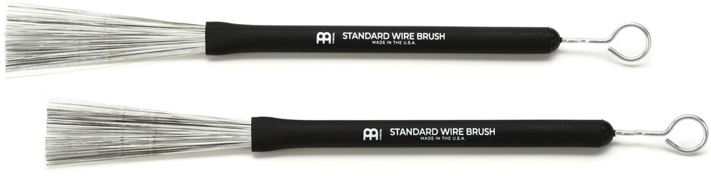 Meinl Stick & Brush SB300 Standard Wire Brushes (pair) (2-pack) Bundle